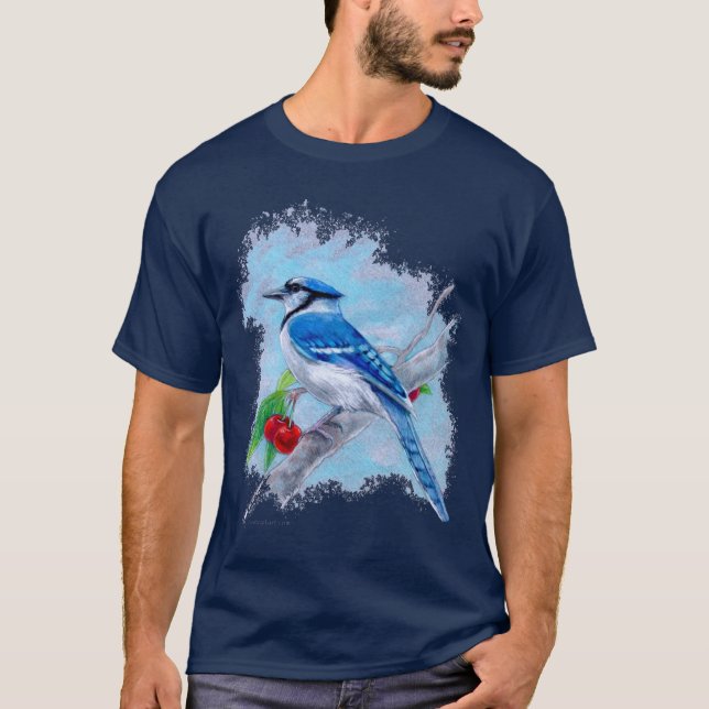 Blauer Jay-T - Shirt (Vorderseite)