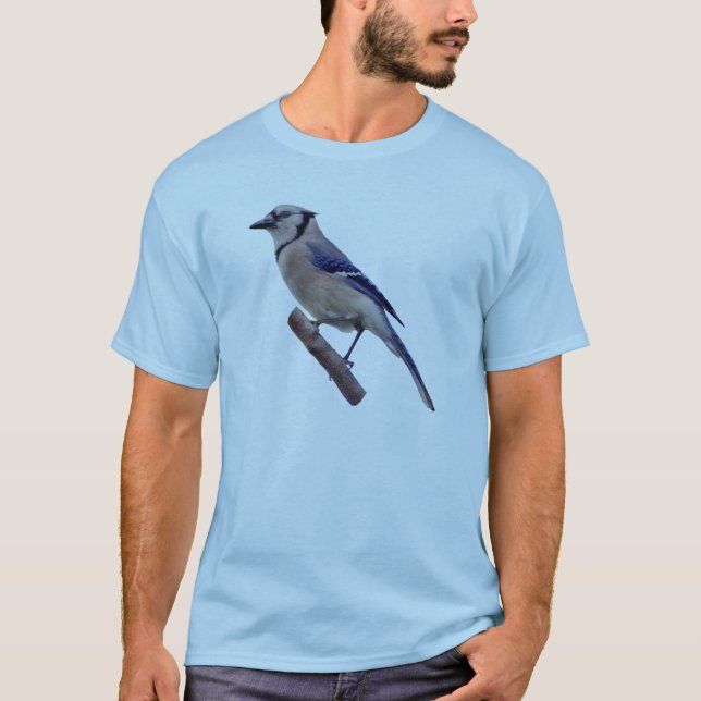 Blauer Jay-Vogel T-Shirt (Vorderseite)