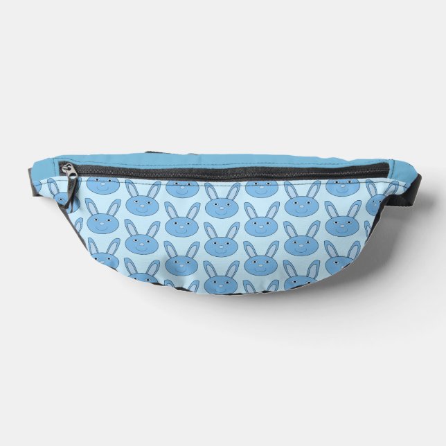 Blauer Junge Bunny Gesicht Frühling Ostern Gemuste Bauchtasche (Ablage )