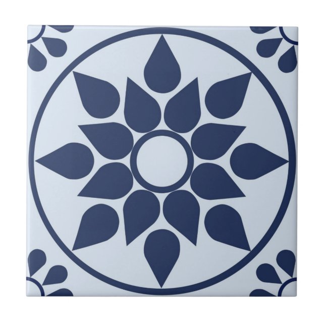 Blauer Kachel (Vorderseite)