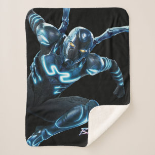 Blauer Käfer Leaping Art Sherpadecke