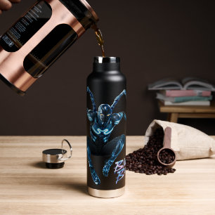 Blauer Käfer Leaping Art Trinkflasche