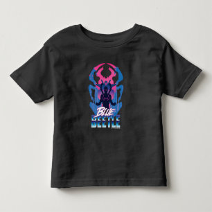 Blauer Käfer Retrowave gegen Grafik Kleinkind T-shirt
