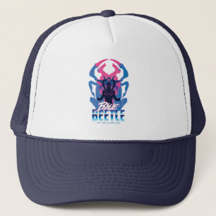 Blauer Käfer Retrowave gegen Grafik Truckerkappe