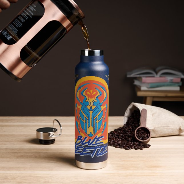 Blauer Käfer Scarab Talavera Graphic Trinkflasche (Kaffee)