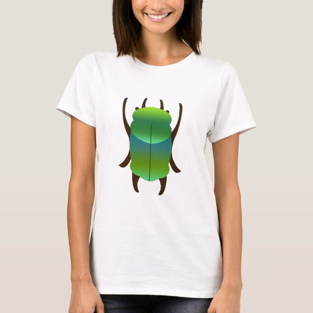 Blauer Käfer T-Shirt (Vorderseite)