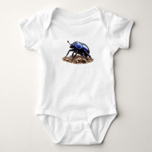 Blauer Käfer Wald-Wildlife Baby Strampler