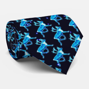 Blauer Karibu (Rentier) Krawatte