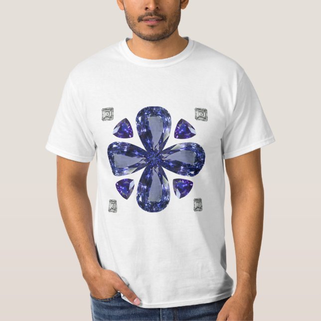 Blauer Klee T-Shirt (Vorderseite)