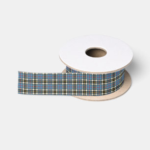 Blauer KleiderTartan Clan-Thompsons Satinband