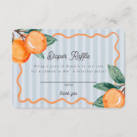 Blauer Kleine Süsse Pastel Citrus Diaper Raffle