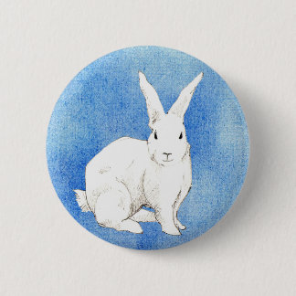 Blauer Knopf Button
