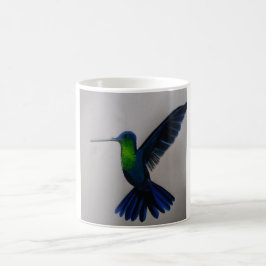 Blauer Kolibri Kaffeetasse