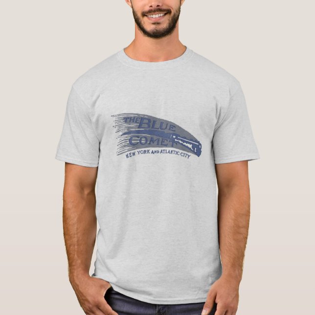 Blauer Kometen-T - Shirt (Vorderseite)