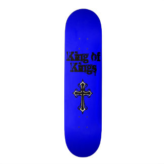 Blauer König von Königen Skateboard Deck