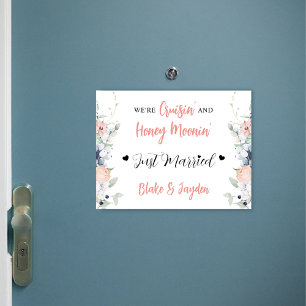 Blauer Korallenblütenbräu und Reiseschwalbe Magnetkarte