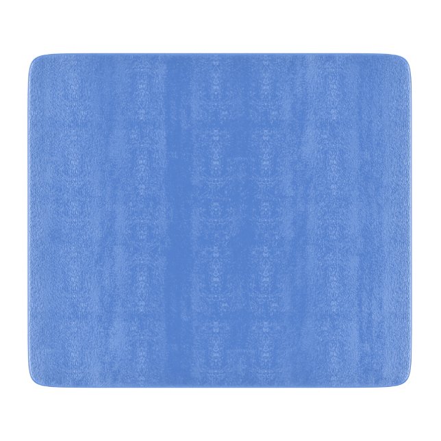 Blauer Kornblume Farbe Schneidebrett (Vorderseite)