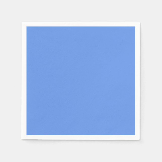 Blauer Kornblume Farbe Serviette (Vorderseite)