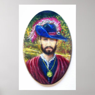 Blauer Korsar der Toskana Poster