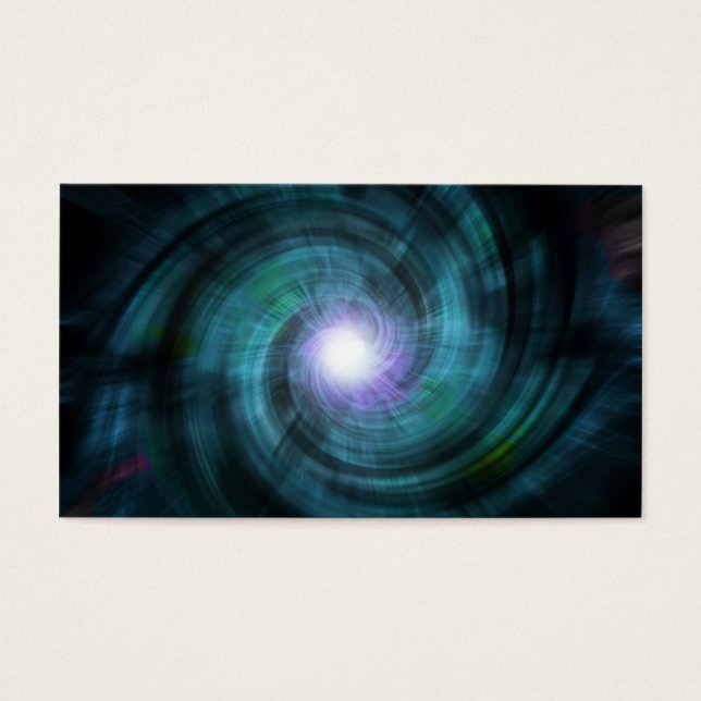 Blauer kosmischer Twirl (Vorderseite)