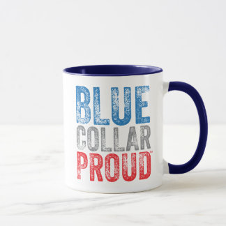 Blauer Kragen stolzes 11oz. Keramik-Kaffee-Tasse Tasse