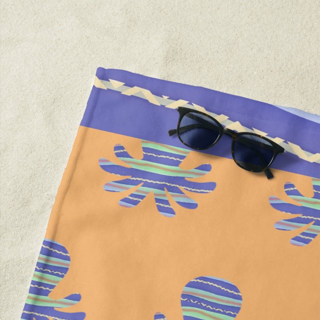 Blauer Kraken Strandtuch (Beispiel)