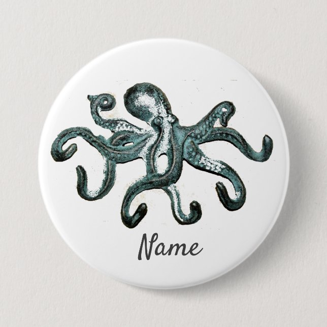 Blauer Kraken Thunder_Cove Button (Vorderseite)