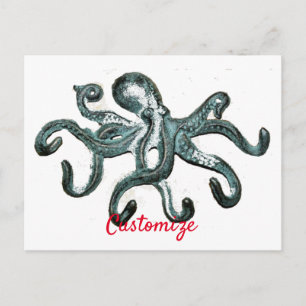 Blauer Kraken Thunder_Cove Postkarte