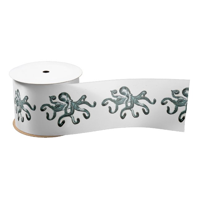 Blauer Kraken Thunder_Cove Satinband (Spule)