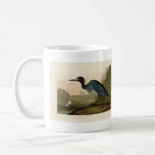 Blauer Kranich, Heron, von Audubons Vögeln von Ame Kaffeetasse