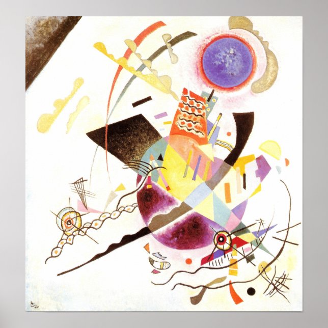 Blauer Kreis Poster (Vorne)