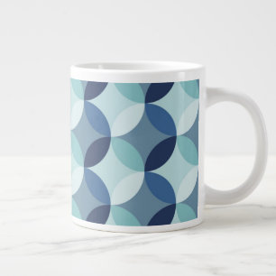 Blauer Kreislauf Jumbo-Tasse