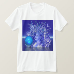 Blauer Kristall T-Shirt