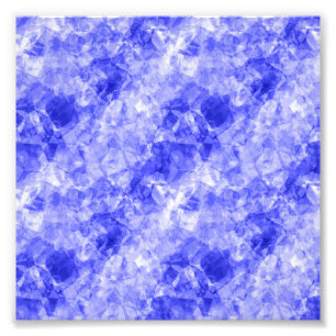 Blauer Krummling Textur Fotodruck