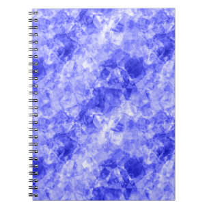 Blauer Krummling Textur Notizblock