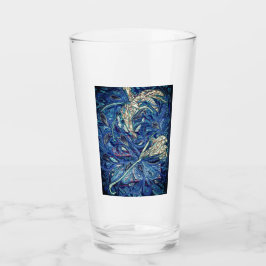 Blauer Kuchen Glas