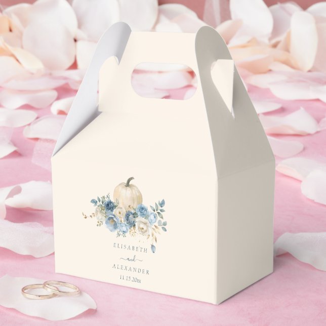 Blauer Kürbis bei Hochzeiten in der Liebe Geschenkschachtel (Hochzeit)