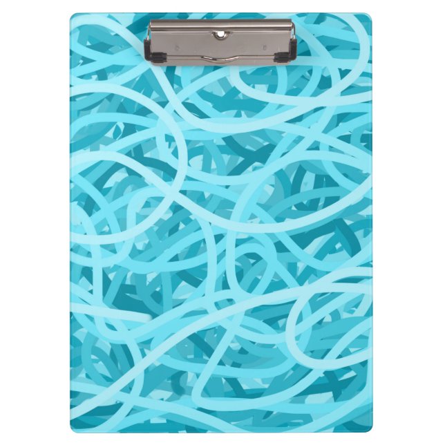 Blauer Lauf Klemmbrett (Vorderseite)