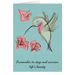 Blauer launischer Kolibri