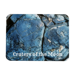 Blauer Lavafluss des Drachen, Krater des Mondes Magnet