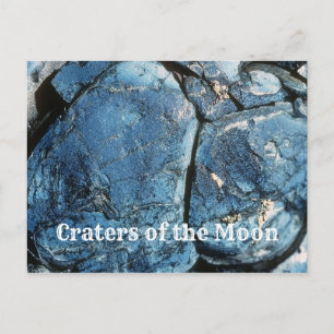 Blauer Lavafluss des Drachen, Krater des Mondes Postkarte