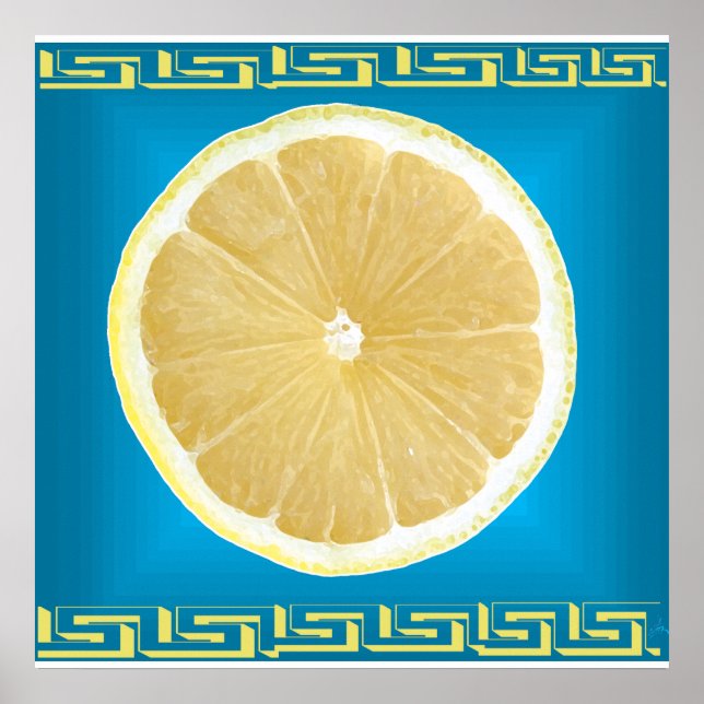 Blauer Lebendspass Poster (Vorne)