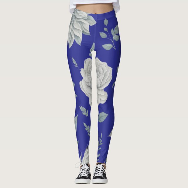 Blauer Leggings (Vorderseite)