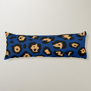Blauer Leopard Seitenschläferkissen