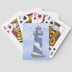 blauer Leuchtturm Spielkarten