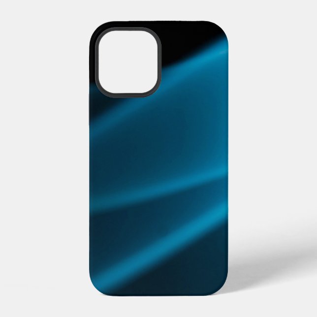 Blauer Lichtstrahl iPhone Hülle (Rückseite)