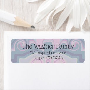 Blauer Lila Abstrakter Swirbeleffekt