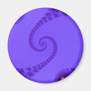 Blauer Lila Doppel-Spiral-Magnet Magnet