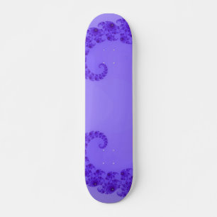 Blauer lila HerzSkateboard Skateboard