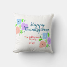 Blauer lila rosa glückliches Dankeschön hinzufügen